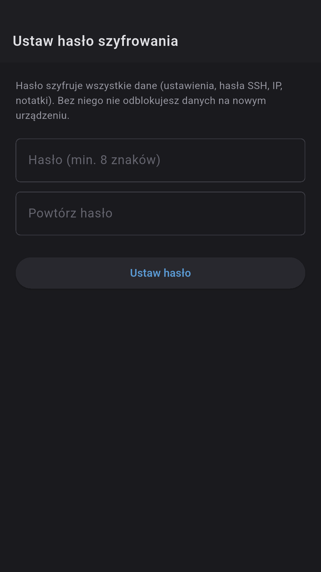 Encrypted vault